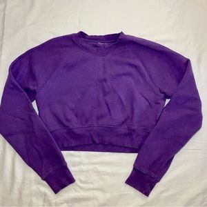TNA Cozy Fleece Cropped Crewneck